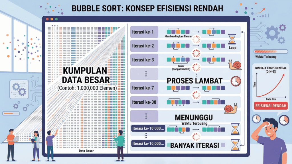 Kurang Cepat untuk Data Besar