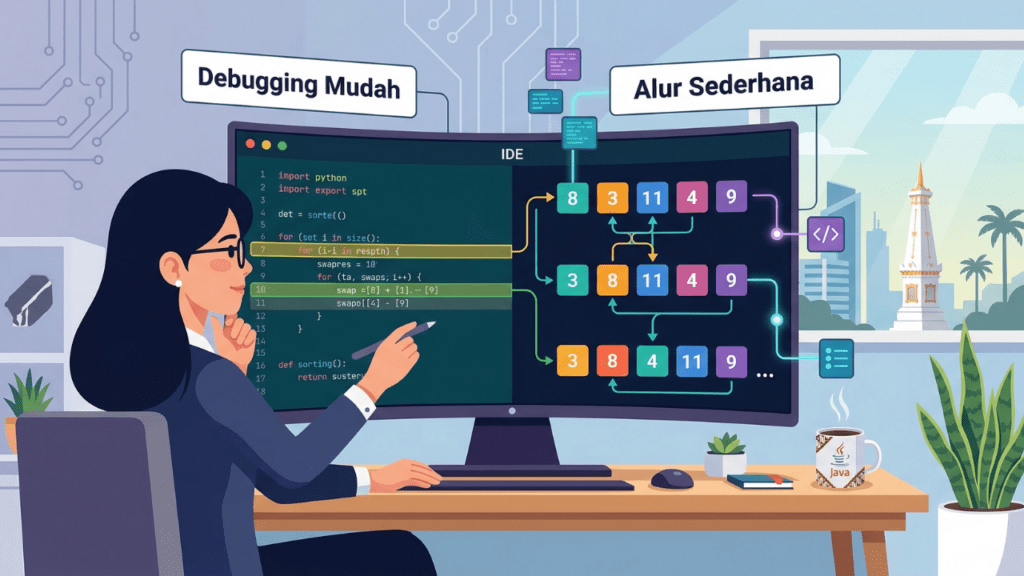 Mudah untuk Debugging