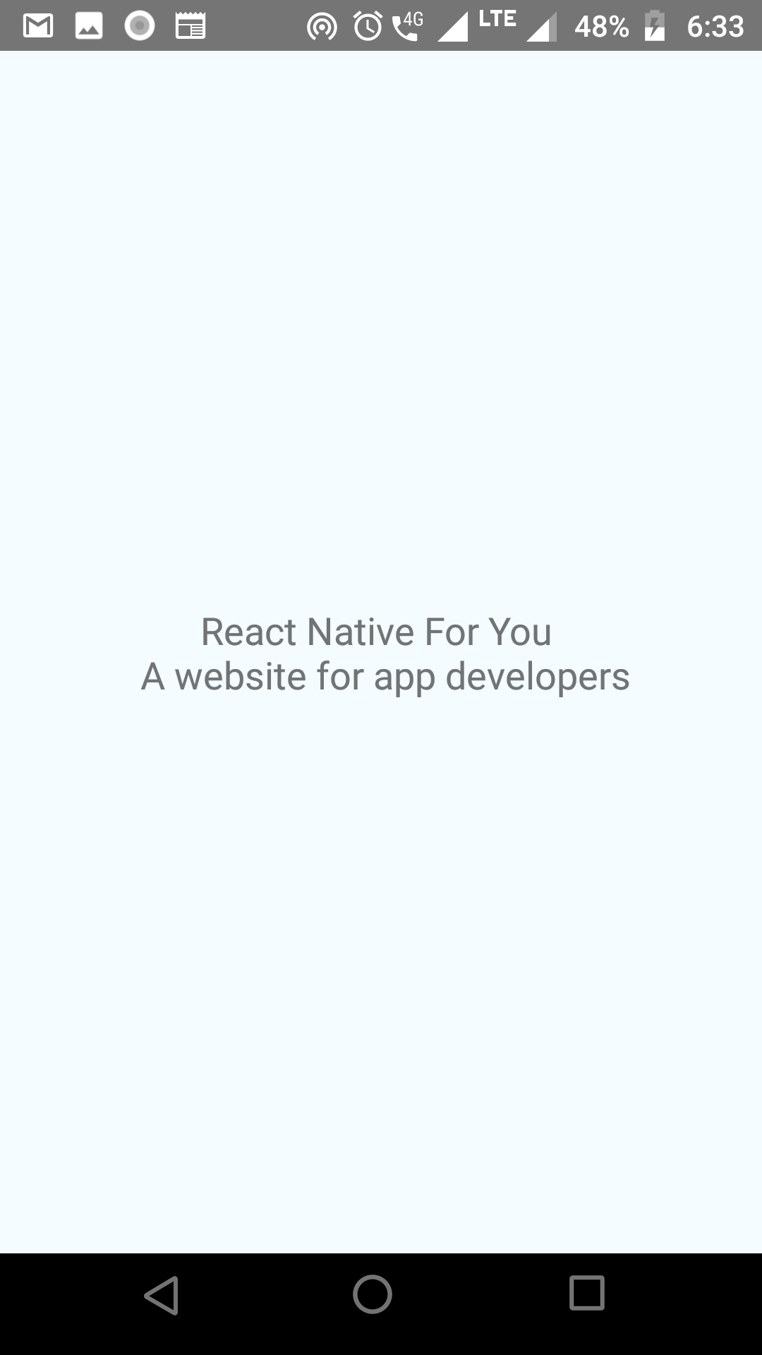 react native text line break