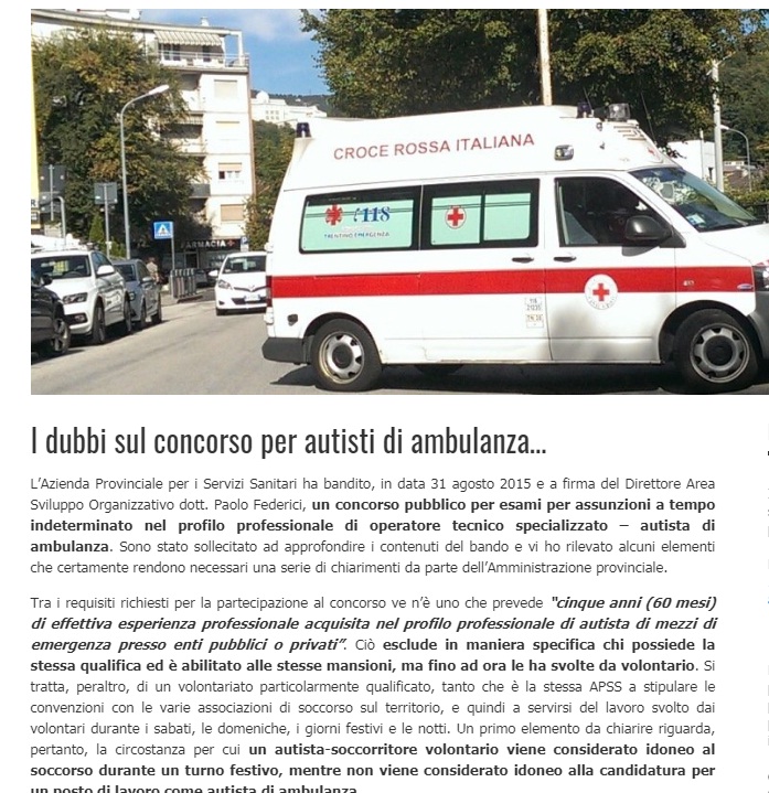 Autista Di Ambulanza Ed I 5 Anni Di Esperienza… – Co.e.s Lazio Emergenza Sanitaria 719_x_697_jpg