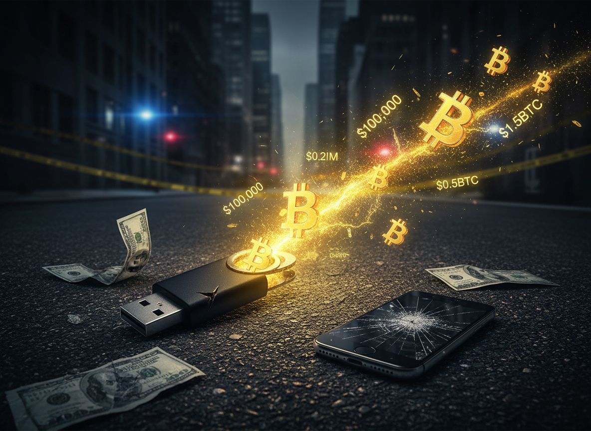 Une clé USB remplie de crypto mène à un braquage brutal Une clé USB remplie de crypto mène à un braquage brutal