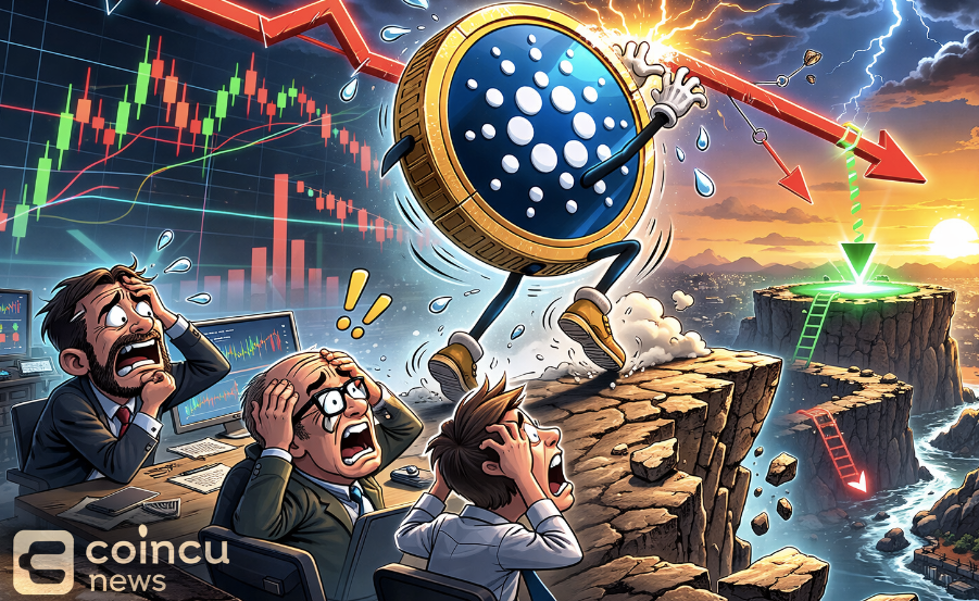 Cardano Tests Descending Trendline with Possible Move Toward $0.379 Level