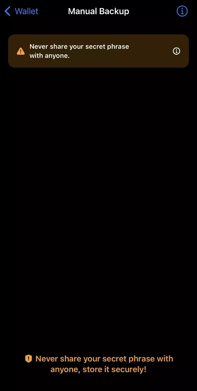 Step 5. Copy Your Trust Wallet Recovery Phrase and Save It in a Safe Place