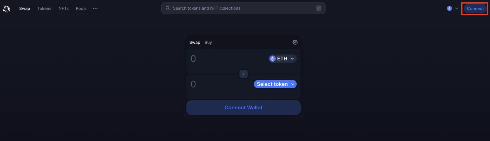 Step 2. Connect on the Platform with WalletConnect