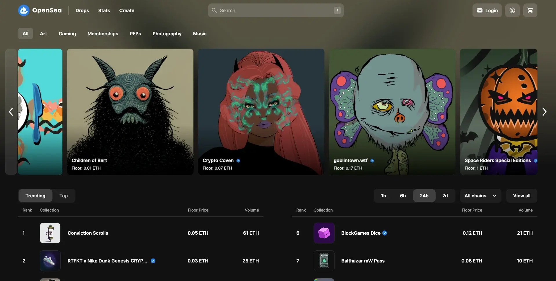 NFT DApps - 1. OpenSea