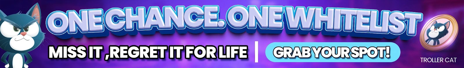 cat on purple background