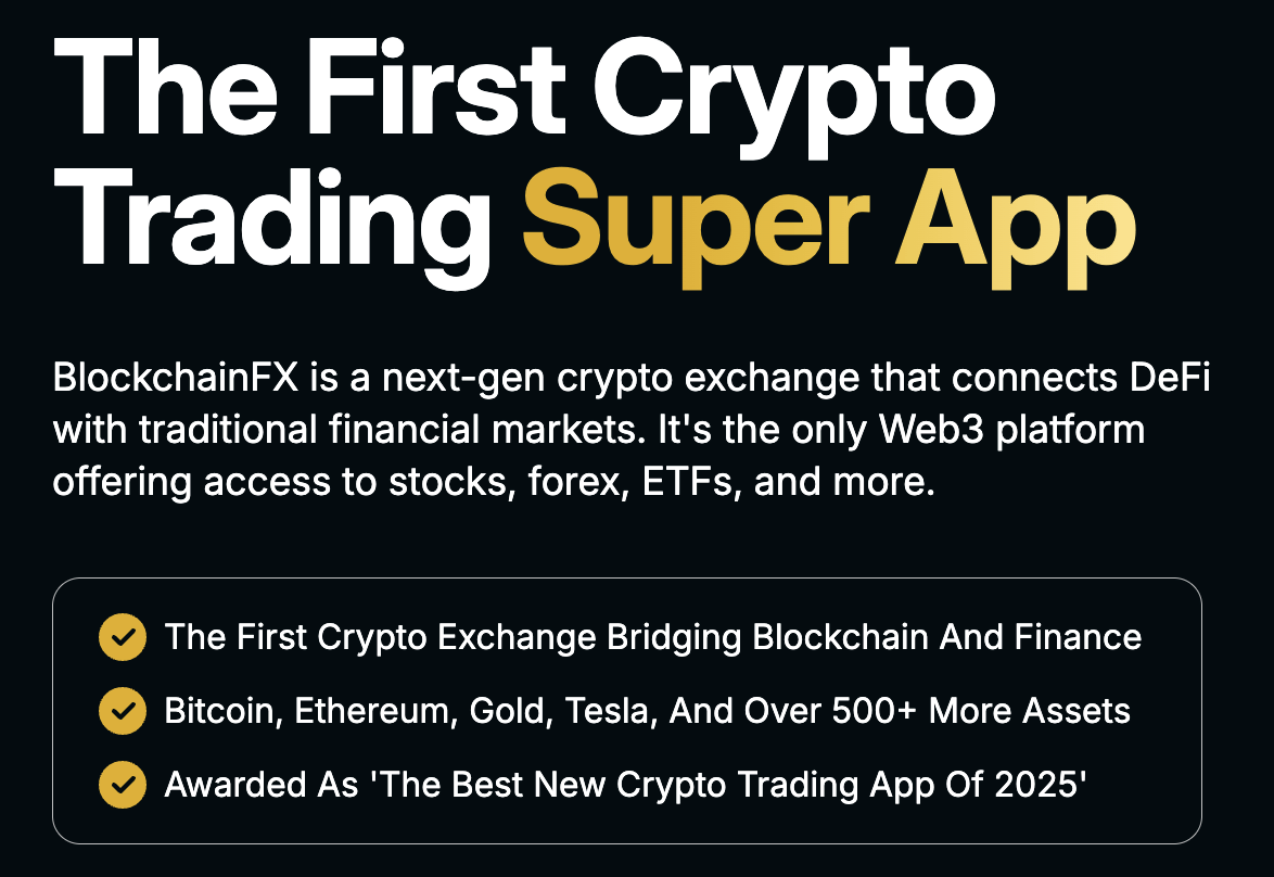 why use blockchainfx.