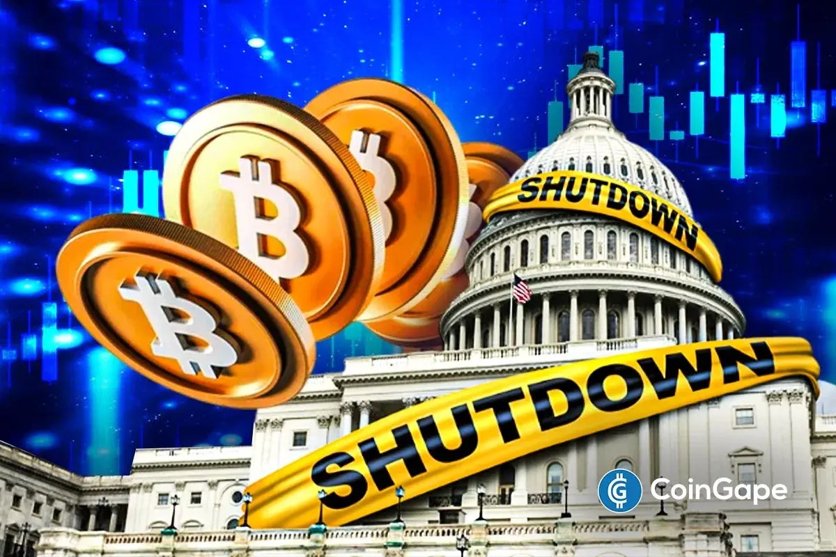 Bitcoin, Ethereum Slide More as Government Shutdown Continues