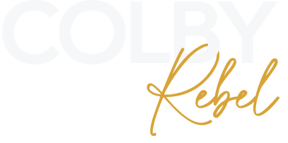 ColbyRebel Logo White