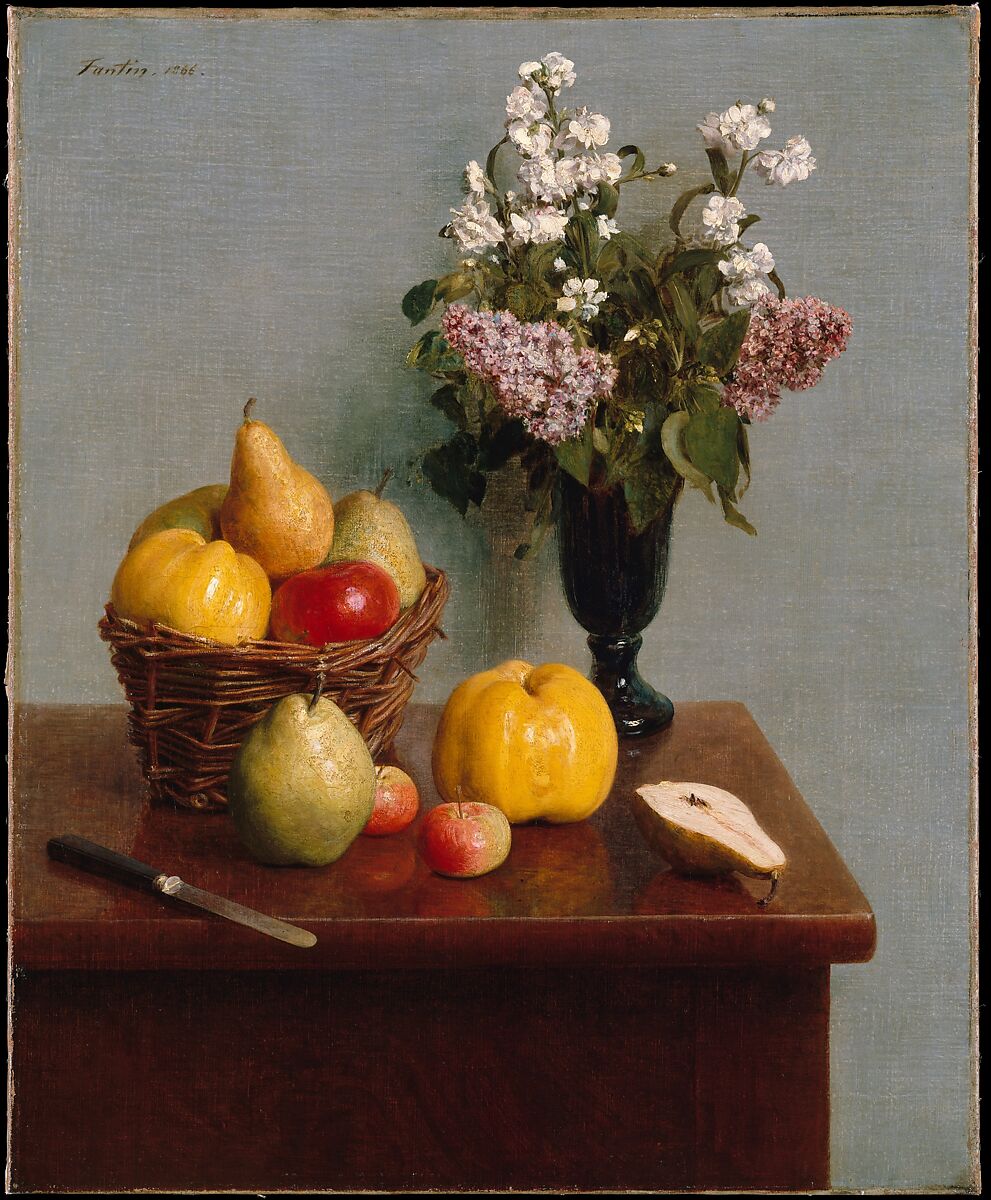 He saw the work and met the founders and key artists of … Henri Fantin Latour Still Life With Flowers And Fruit The Metropolitan Museum Of Art