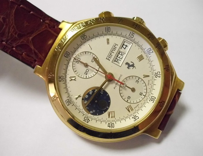 Collector Studio Fine Automotive Memorabilia 1980s Ferrari Cartier Watch Edition Of 50