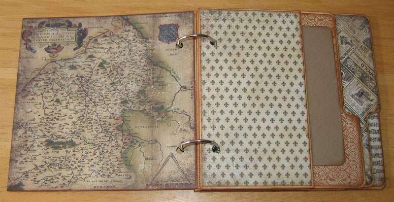 Inside cover and first page of the mini album.