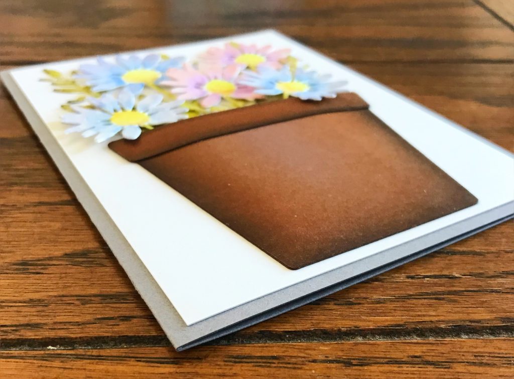 Photo showing the dimension of the flower pot for today’s post. 