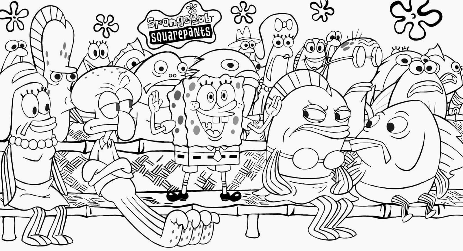 Download spongebob easter coloring pages and use any clip art,coloring,png graphics in your. Spongebob Coloring Pages Coloring Rocks