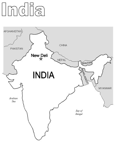 These spring coloring pages are sure to get the kids in the mood for warmer weather. India Coloring Pages