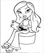 A few boxes of crayons and a variety of coloring and activity pages can help keep kids from getting restless while thanksgiving dinner is cooking. Bratz Online Coloring Pages