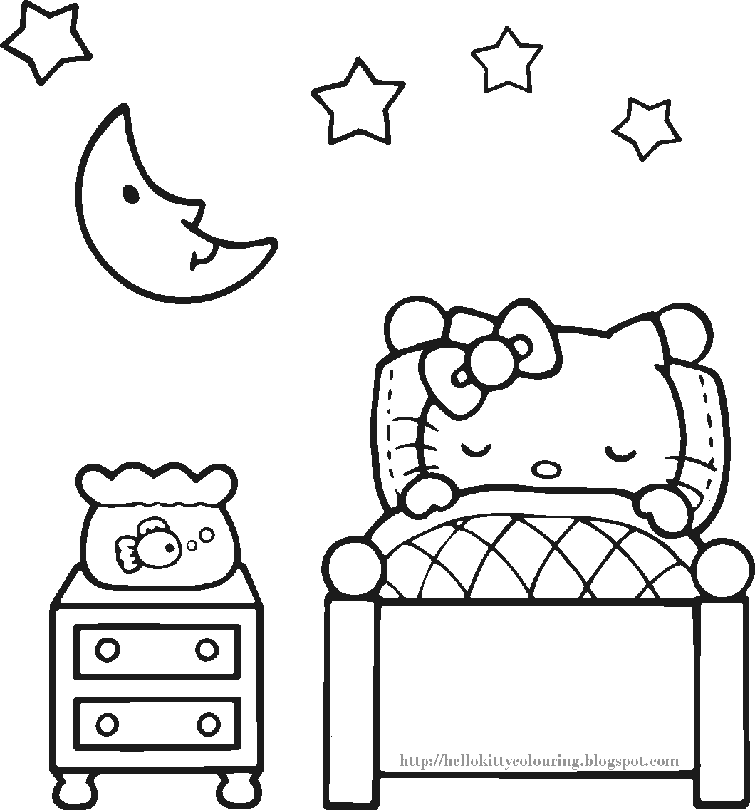 hello kitty free printable coloring pages coloring cool