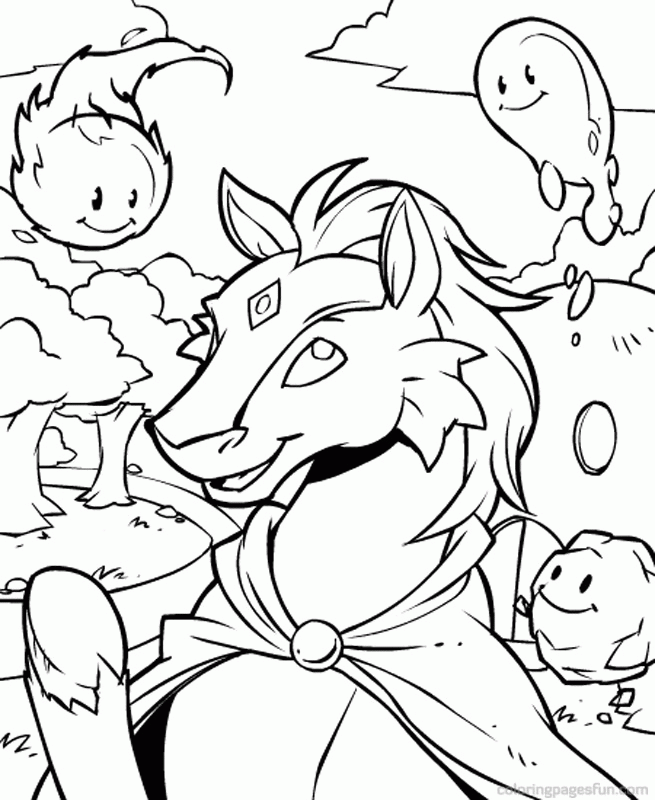 Rdc s gamera coloring page from fantasy & mythology category. Coloring Pages Of Neopets Coloring Home