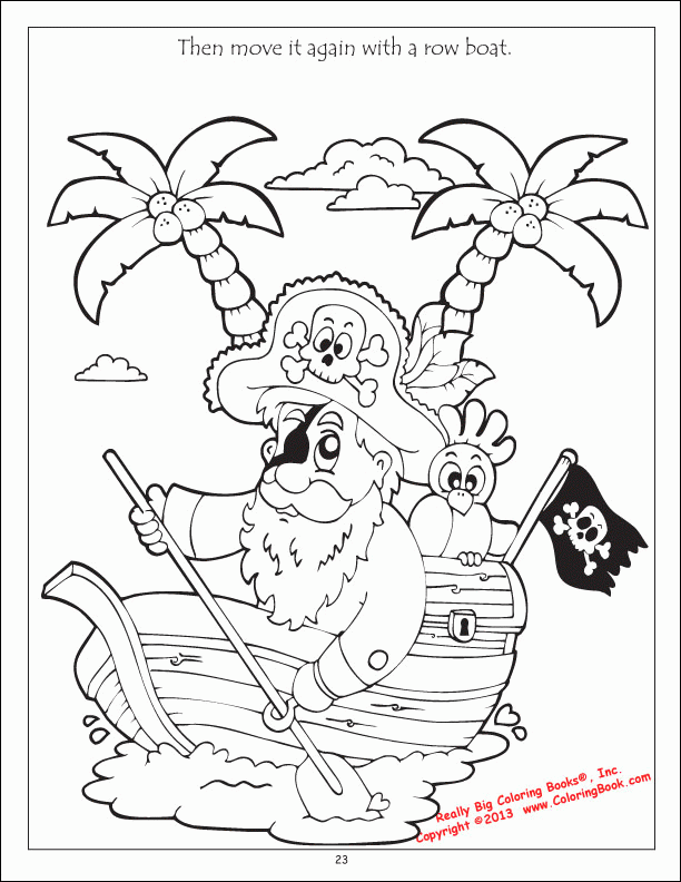 Printable coloring and activity pages are one way to keep the kids happy (or at least occupie. Pirate Parrot Coloring Page Coloring Home