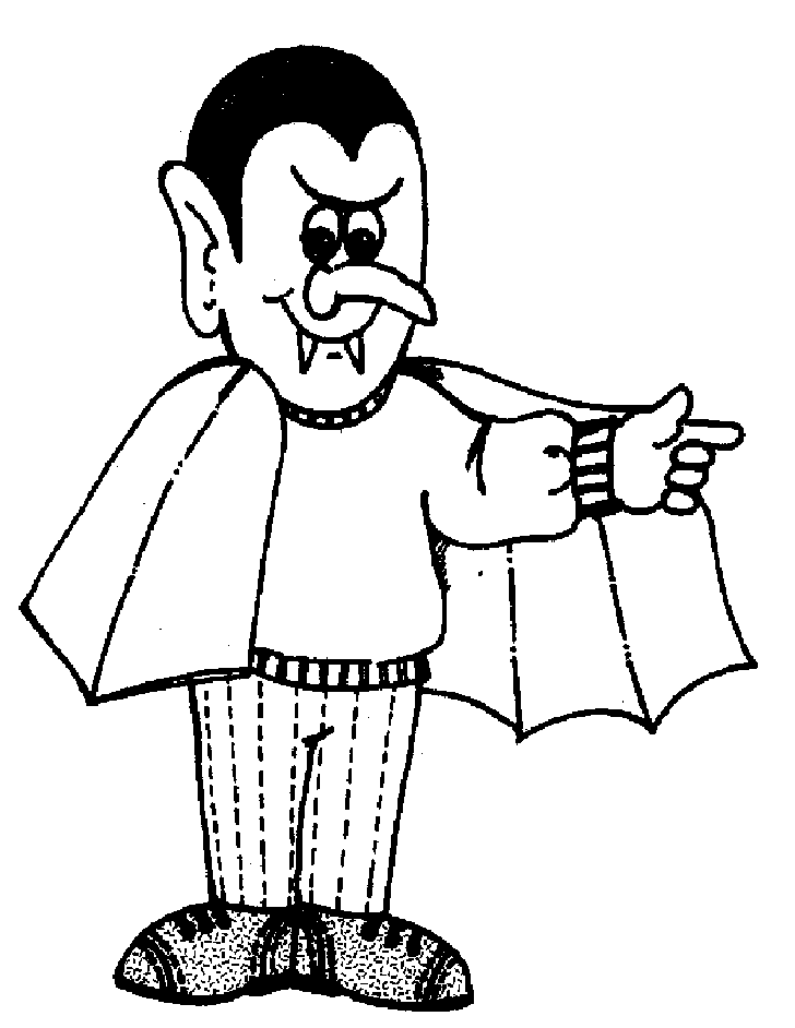 Learn about famous firsts in october with these free october printables. Dracula In Cape Of Halloween Coloring Pages Free Halloween Coloring Home