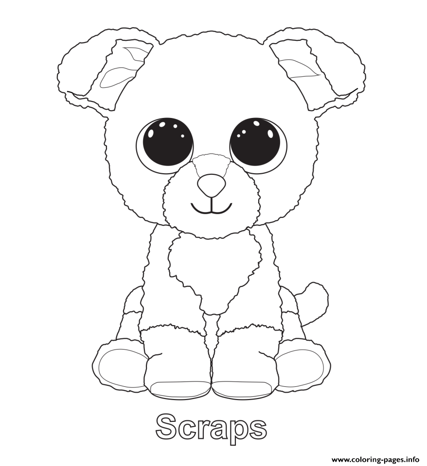 Coloring ideas beanie boo pages only . Beanie Boos Coloring Pages Coloring Home