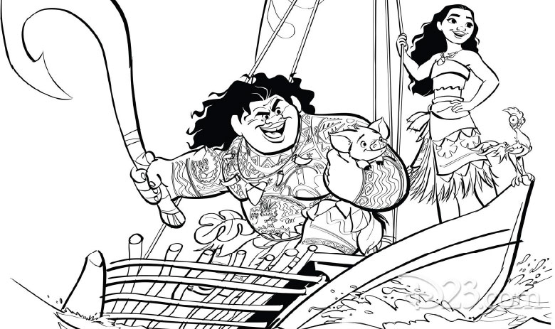 When we think of october holidays, most of us think of halloween. Moana Coloring Pages Coloring Home
