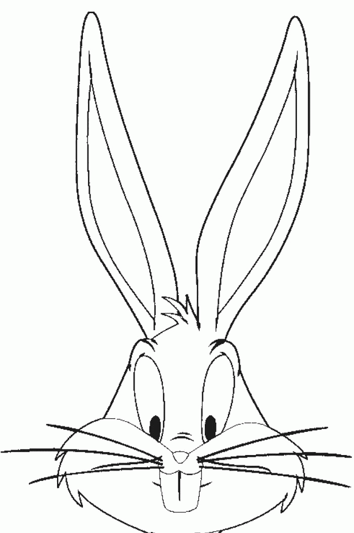 These alphabet coloring sheets will help little ones identify uppercase and lowercase versions of each letter. Bunny Face Coloring Page Coloring Home