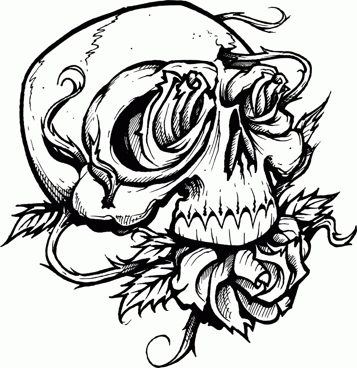Skulls Coloring Sheets - Sugar Skull Coloring Pages 100 Pictures Free Printable -