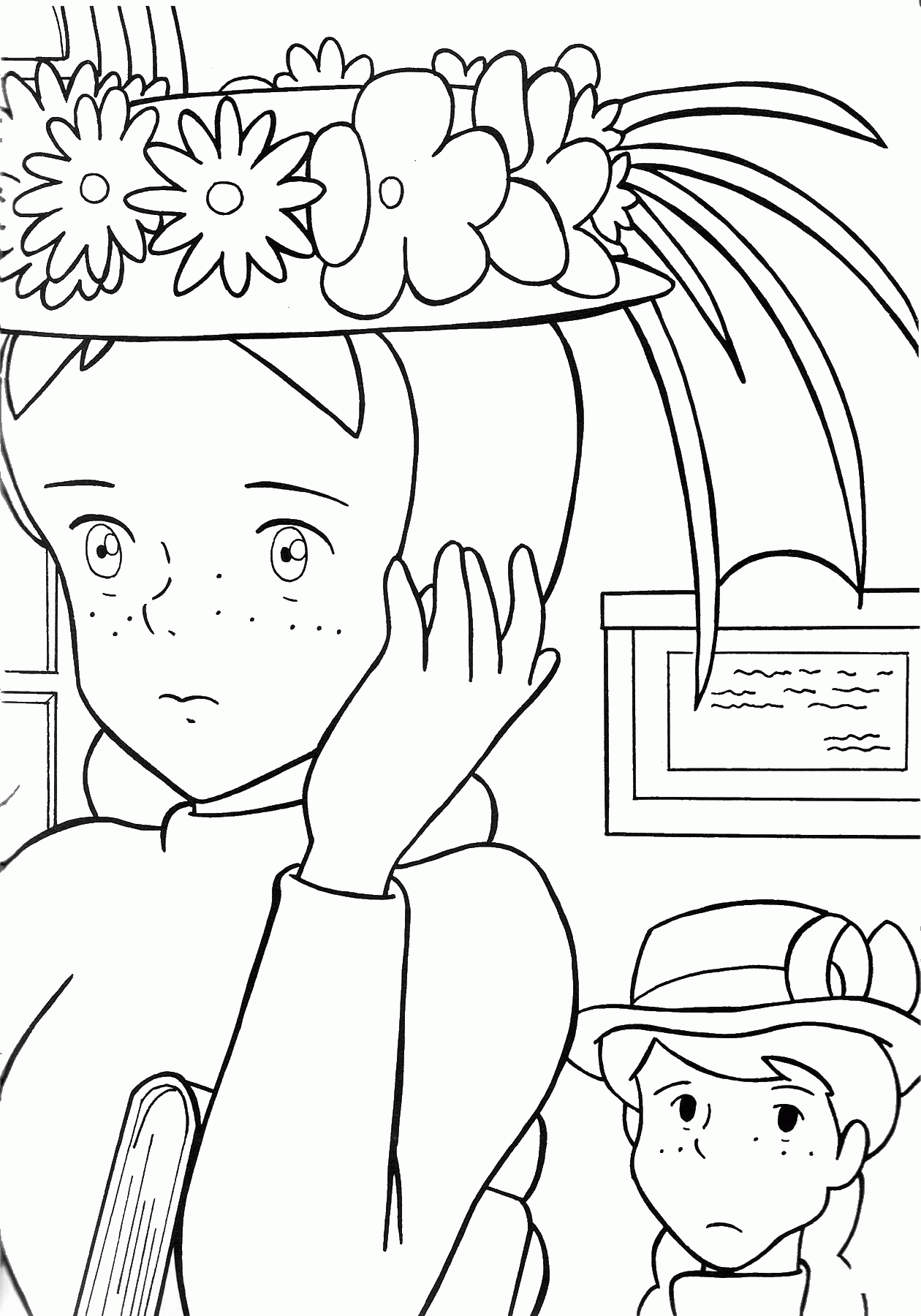 I loved this new netflix series and the original series . Anne Of Green Gables Coloring Pages - Coloring Home