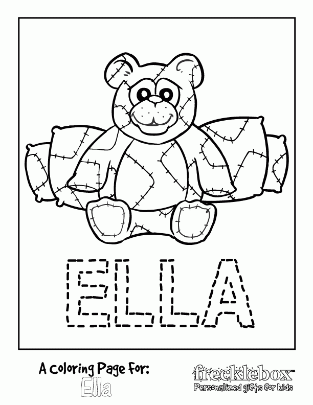 If coloring cute things make you … Free Personalized Coloring Pages Coloring Home