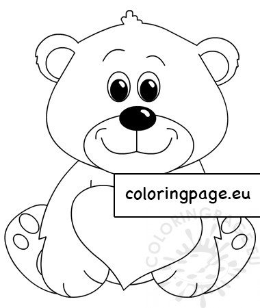 You don't need a special someone to find fun things to do on valentine's day. Teddy Bear With Heart Valentine S Day Coloring Page