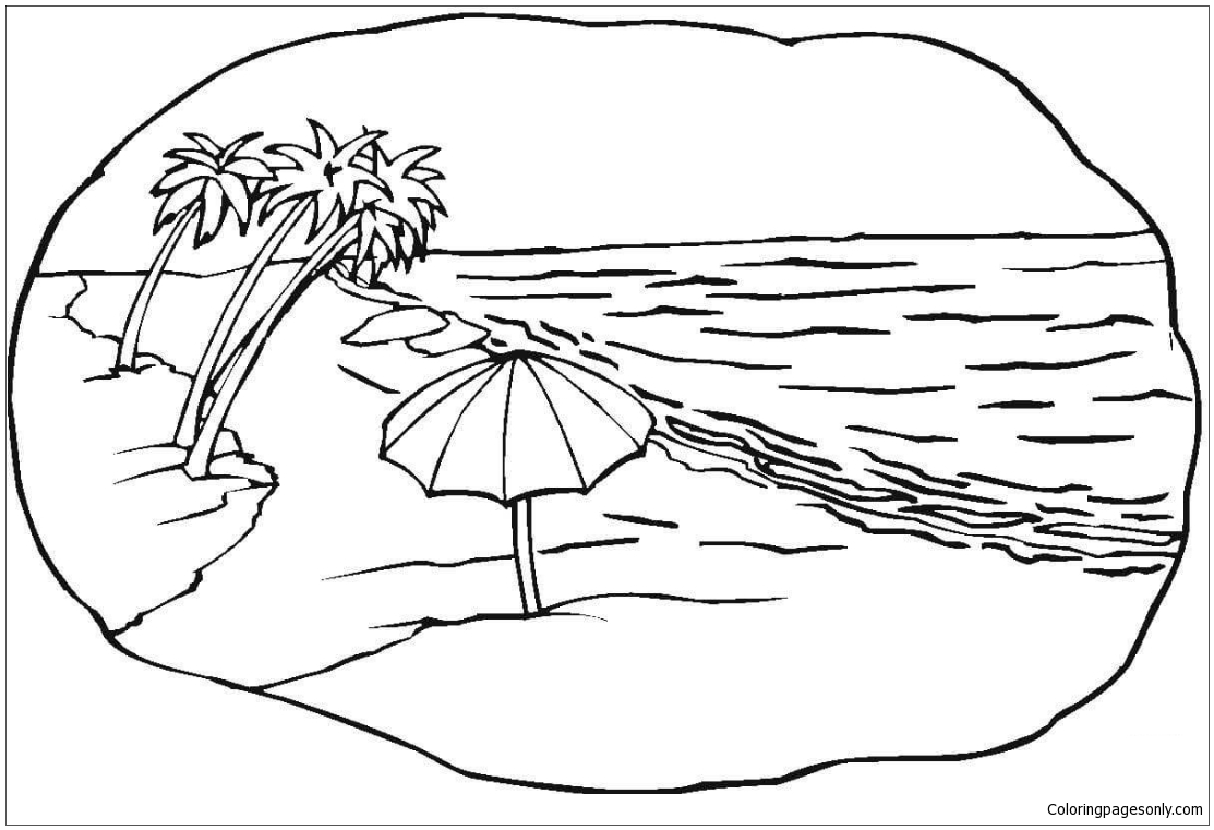 beach scene coloring pages beach coloring pages coloring pages for kids and adults