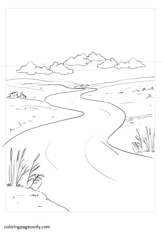 Have fun, enjoy the imagination in coloring with the series coloring pictures. Zigzag Rivers Coloring Pages Rivers Coloring Pages Coloring Pages For Kids And Adults