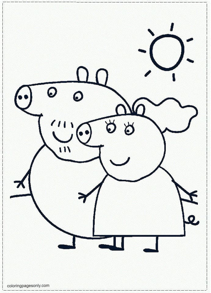 You can now print this beautiful peppa pig house coloring page or color online for free. Peppa Pig Coloring Pages - Coloring Pages For Kids And Adults