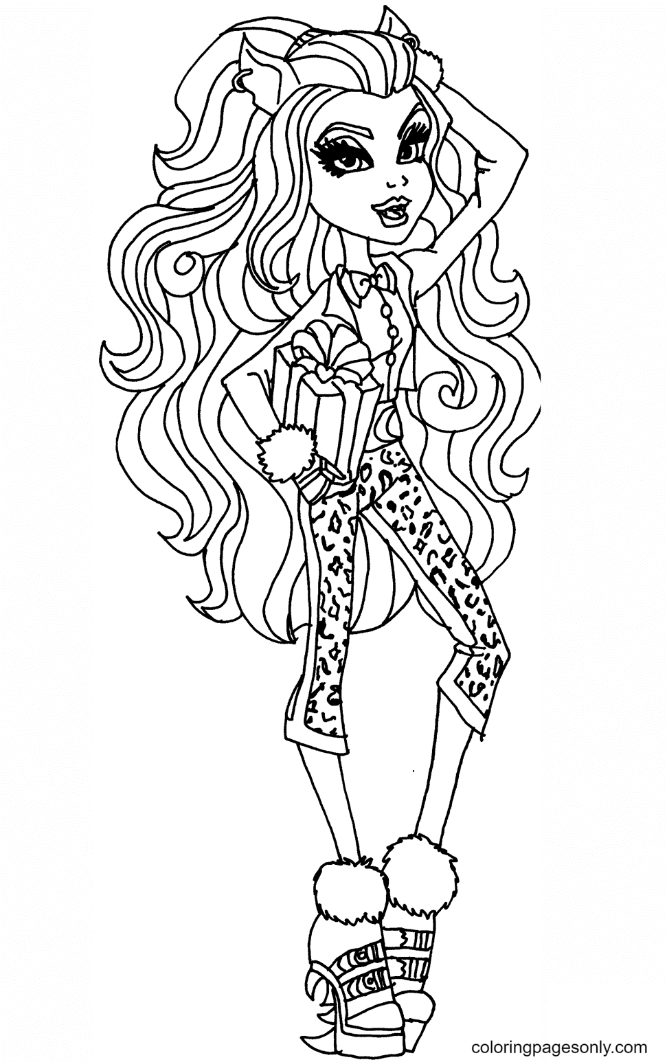 Monster high clawdeen wolf coloring page to color, print or download. Monster High Clawdeen Wolf Coloring Pages Monster High Coloring Pages Coloring Pages For Kids And Adults