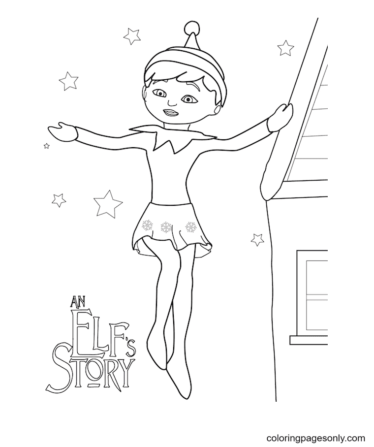 A fun and crafty way to enjoy all things elf! Elf Girl Coloring Pages Elf Coloring Pages Coloring Pages For Kids And Adults
