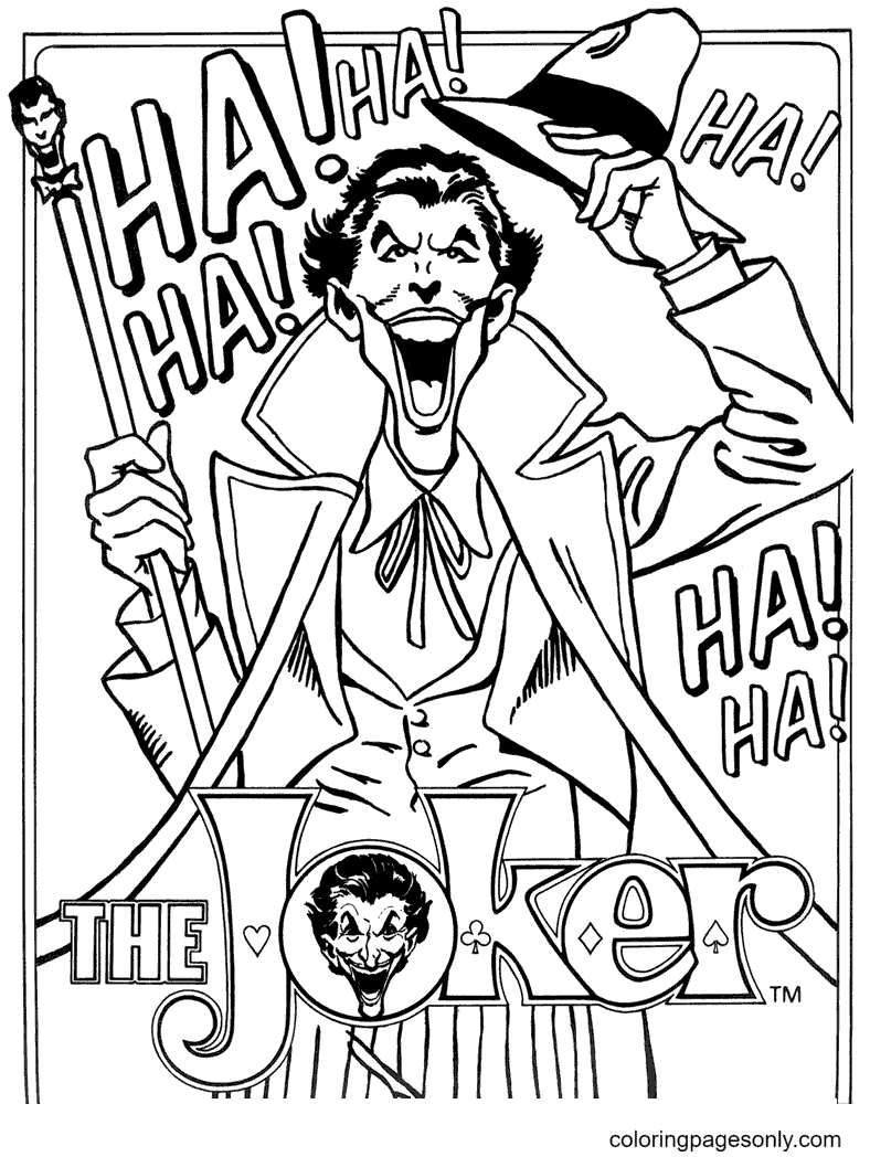 Customize the letters by coloring with markers or pencils. The Joker Coloring Pages Joker Coloring Pages Coloring Pages For Kids And Adults
