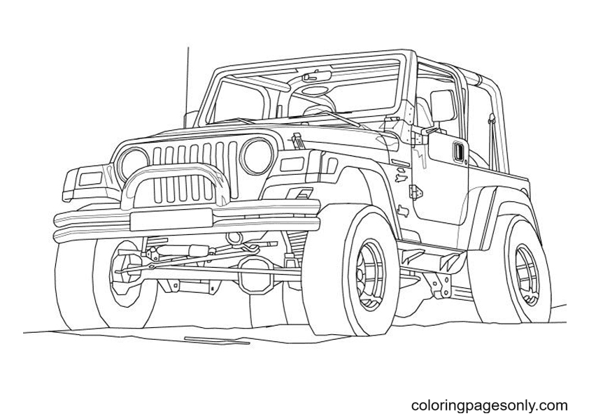 Free coloring pages for boys of chevy truck, dodge trucks, ford, jeeps. Jeep Coloring Pages Coloring Pages For Kids And Adults