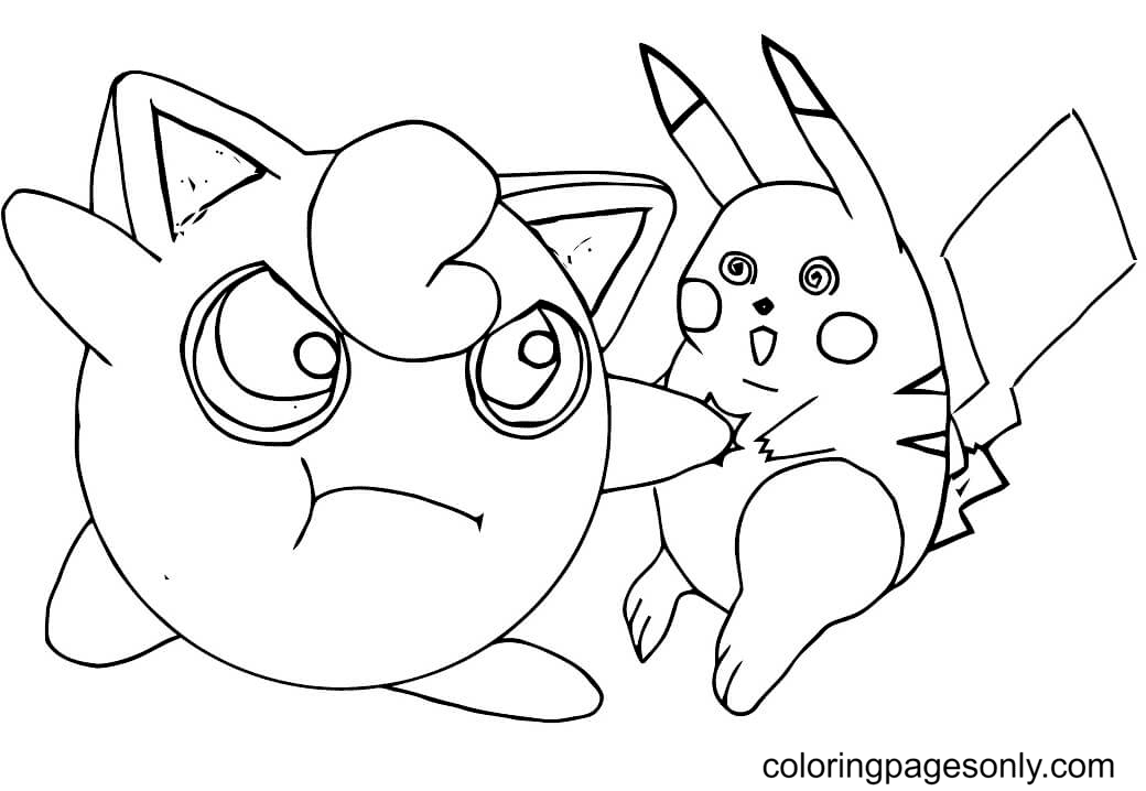 Download and print free jigglypuff pokemon coloring pages. Pikachu Coloring Pages Coloring Pages For Kids And Adults