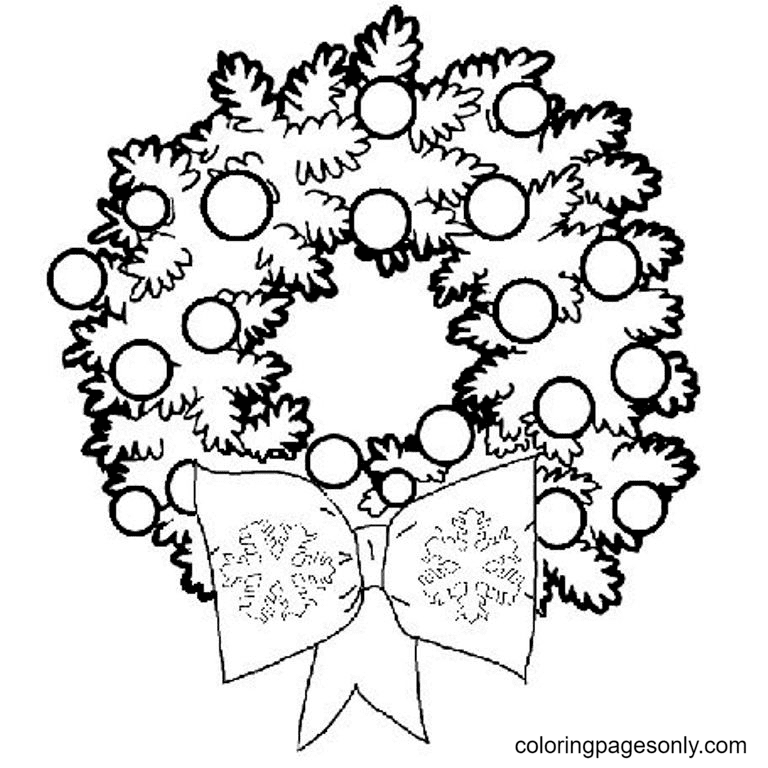 These alphabet coloring sheets will help little ones identify uppercase and lowercase versions of each letter. Printable Xmas Wreath Coloring Pages Christmas Wreath Coloring Pages Coloring Pages For Kids And Adults