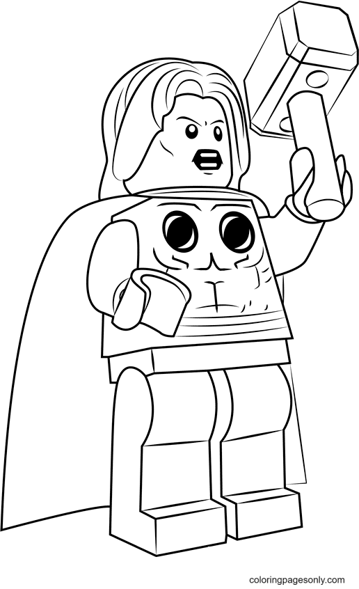 The spruce / wenjia tang take a break and have some fun with this collection of free, printable co. Thor Lego Coloring Pages Thor Coloring Pages Coloring Pages For Kids And Adults