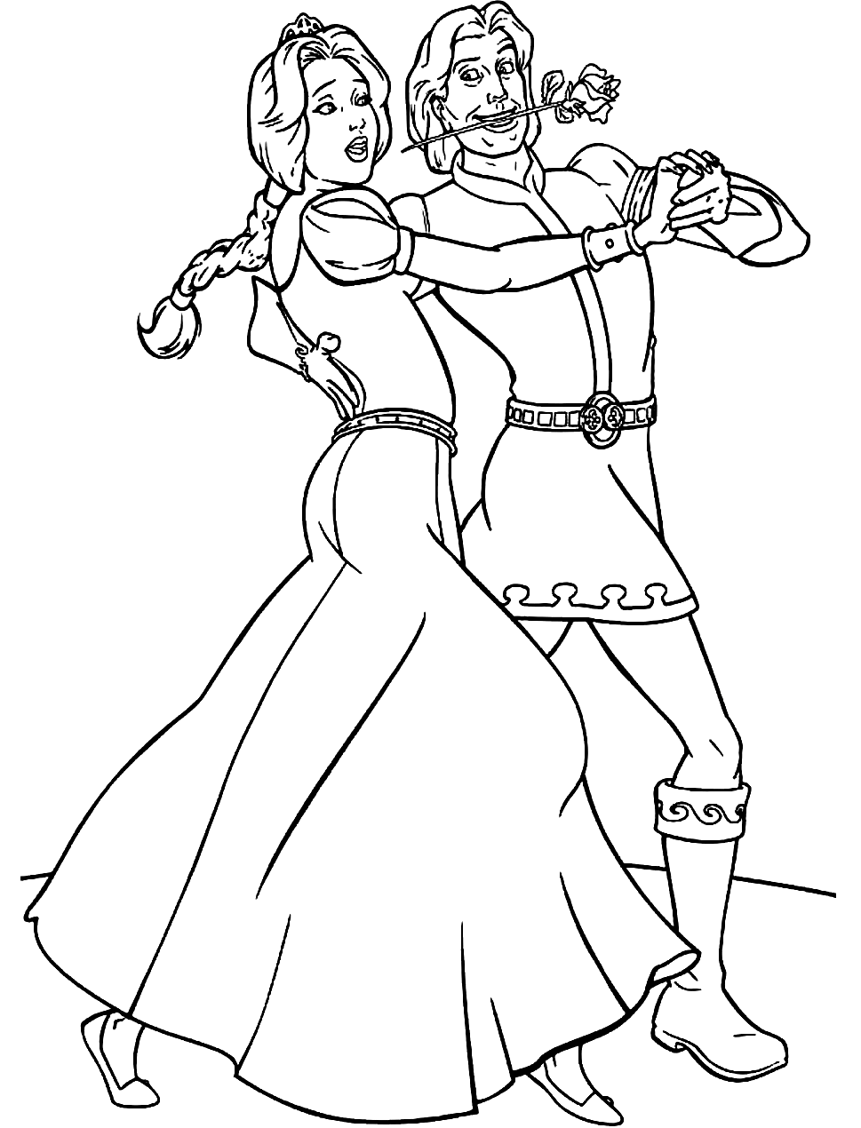 When we think of october holidays, most of us think of halloween. Fiona And Charming Dancing Coloring Pages Shrek Coloring Pages Coloring Pages For Kids And Adults