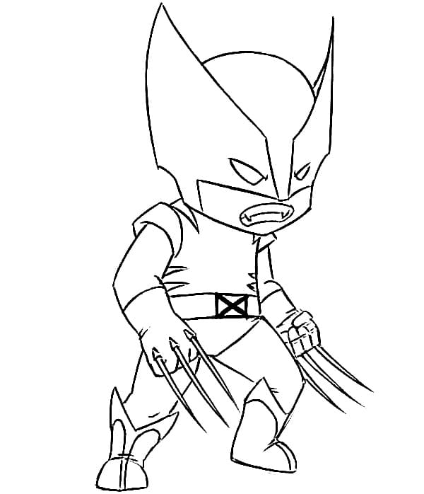 Our printable sheets for coloring in are ideal to brighten your . Chibi Wolverine Printable Coloring Pages Wolverine Coloring Pages Coloring Pages For Kids And Adults