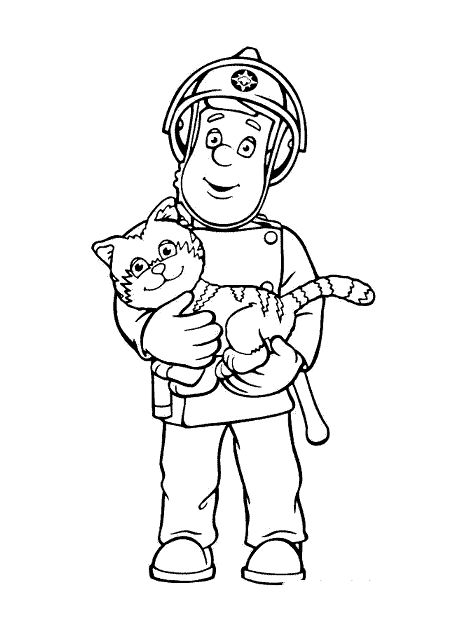 Keep your kids busy doing something fun and creative by printing out free coloring pages. Fireman Sam Helicopter Coloring Page / Ausmalbild Feuerwehrmann Sam