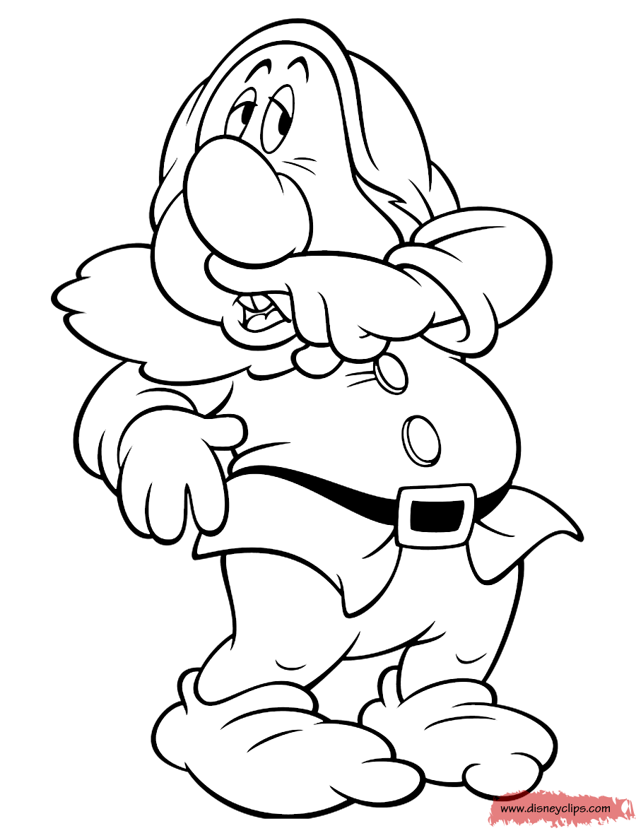 Seven dwarfs coloring pages are a fun way for kids of all ages, adults to develop creativity, concentration, . Grumpy The Dwarf Coloring Pages Download And Print For Free