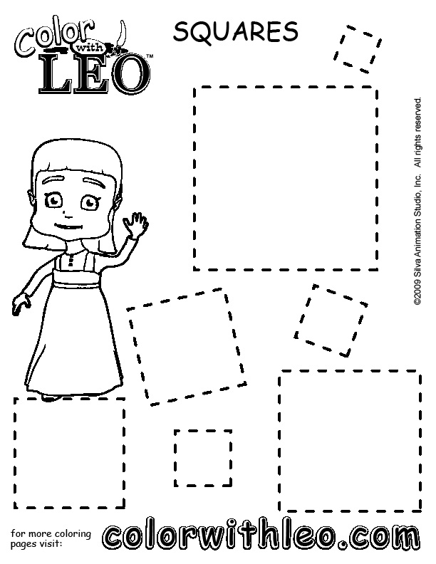 I am a square coloring page that you can customize and print for kids. Square Coloring Pages To Download And Print For Free