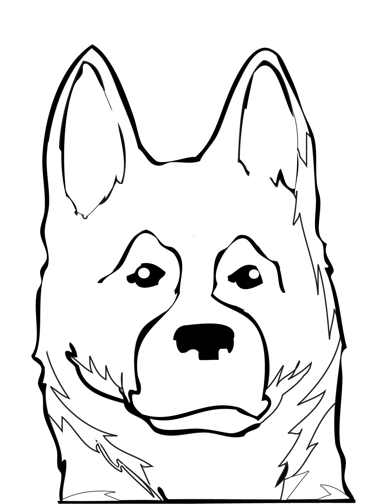 Coloringpagesonly gives you unique coloring pages, … German shepherd coloring pages to download and print for free