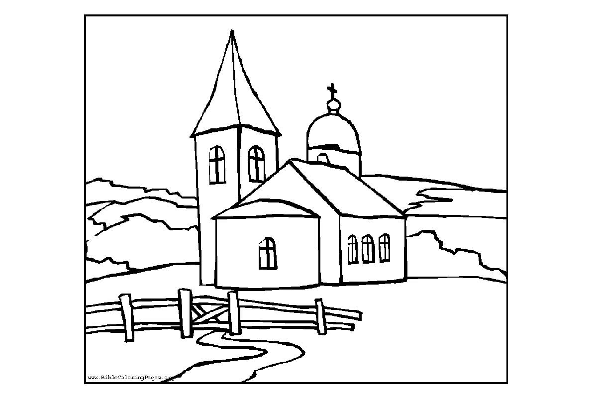 Lds church coloring pages are a fun way for kids of all ages to develop creativity, focus, motor skills and color recognition. Church Coloring Pages To Download And Print For Free