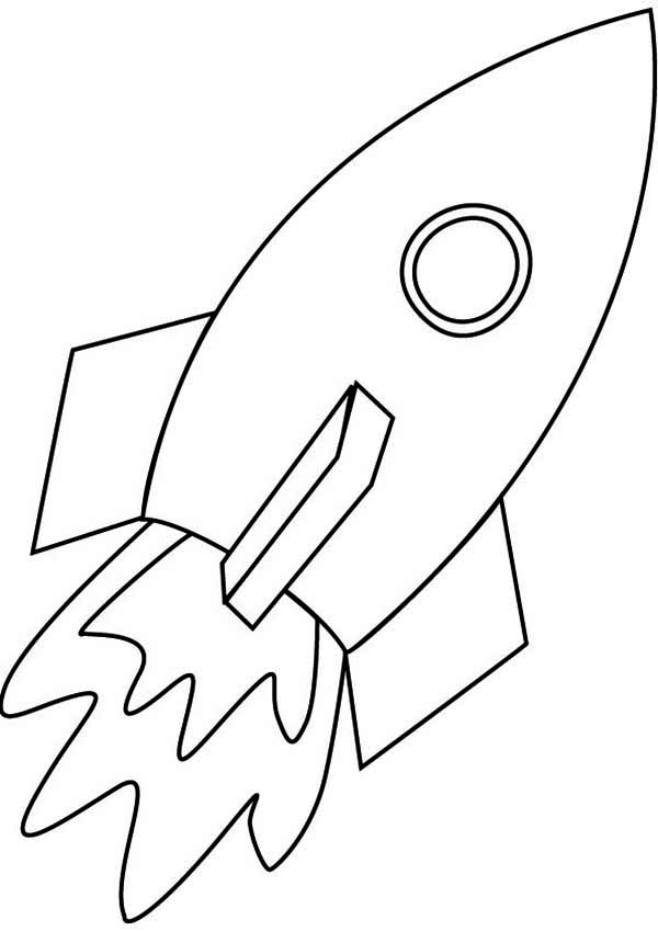 Let your kid explore the different … Coloring Rocket Drawing Color