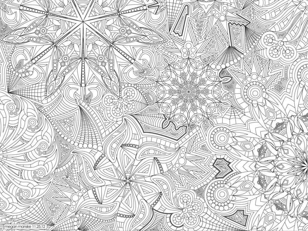 You can also do this with each of your child's free printable coloring pages so you can make them feel proud of displaying their amazing artwork … Intricate Coloring Pages For Adults To Download And Print For Free